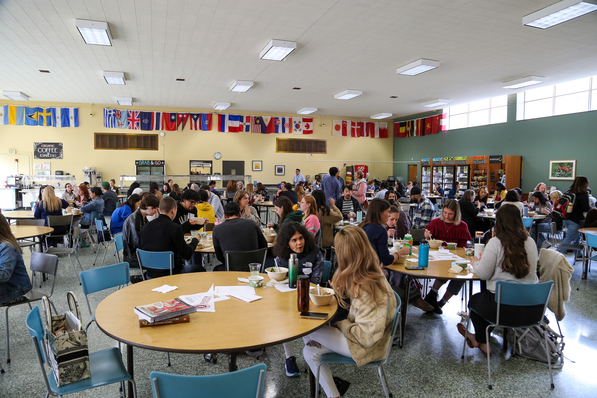 dining commons at lunch