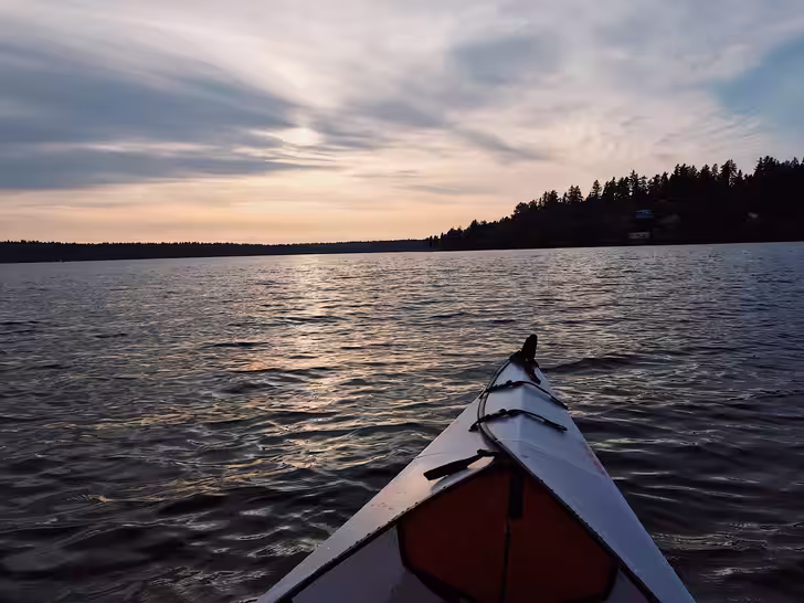 Kayaking on Lake Washington