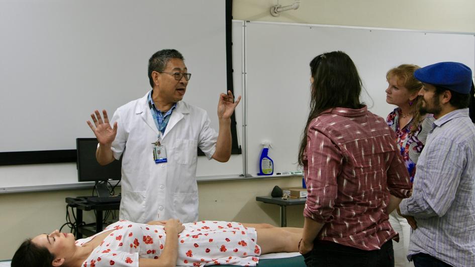 Acupuncture class